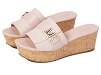 Michael Kors Jilly Platform Slide Smokey Rose 9.5 M, Pink