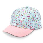 Jan & Jul Girls Summer Hat Breathable Baseball Cap for Toddler (Retro Rose, L)