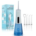 Toothsi Advanced Dental Water Flosser for Teeth | With Normal, Point & Pulse Mode | Oral Care | Dental Flosser | Rechargeable & Compact | Teeth Cleaner | Flosser Dental Kit | 300ml Water Capacity