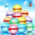 【12 Pack】Magnetic Reusable Water Ba