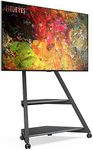 FITUEYES Corner TV Stand with Wheel