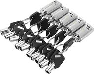 LANIAKEA 5 Pack Vending Machine Locks Tubular Keyway - Keyed Alike Different Key Code for Soda Pepsi Snack Candy Machine