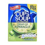 Batchelors Cup a Soup with Croutons, Cream of Asparagus (4 Sachets) - 117g