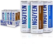 Nguyen Coffee Supply - Variety Pack: Vietnamese Cold Brew Coffee (Condensed Milk, Coconut, Classic Black), 100% Robusta, 7.5 fl oz cans [6 Pack]