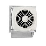 Broan Model 509S 8-Inch Through-Wall Utility Fan with Integral Rotary Switch, 180 CFM, 6.5 Sones