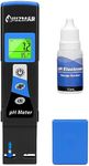 UIUZMAR pH Meter for Water pH Tester for Plant Water pH Temp Meter with ATC Check pH Level for Hydroponics Gardening DWC Swimming Pool Fish Tanks RO System Beer Brewing Drinking Water Well Water