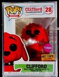 Funko Pop! Clifford #28 FLOCKED Hot Topic Exclusive NIB with Protector