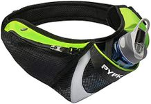 CyberDyer/赛百代 PYFK Running Belt Hydration Waist Pack with Water Bottle Holder for Men Women Waist Pouch Fanny Bag Reflective Fits iPhone 6/7 Plus (Upgrade Green)