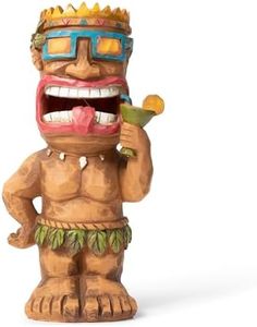 VP Home Cocktail Tiki Solar Light for Home and Outdoor Decor, Cocktail Tiki Solar Powered Flickering LED Garden Light Backyard Cocktail Tiki Statue Solar Garden Decor Outdoor Tiki Bar Decorations