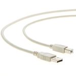 InstallerParts 10 Ft A-Male to B-Male USB2.0 Cable Ivory