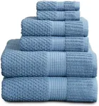 NY Loft 100% Cotton Towel Set 6 Pie