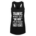 FANNOO Workout Tank Tops for Women-Womens Funny Saying Fitness Gym Racerback Sleeveless Shirts Black