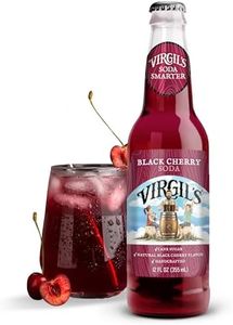 Virgil's Naturally Bold Handcrafted Black Cherry Soda, 12 fl oz Bottle - Bold Creamy Flavor w/Mellow Cherry Finish - Natural & Made w/Real Cane Sugar - No Artificial Flavors or Preservatives