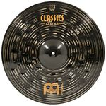 Meinl Cymbals Classics Custom Dark Crash Cymbal 18 inch (Video) for Drum Set (45,72cm) B12 Bronze, Dark Finish, Made in Germany (CC18DAC)