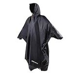 REDCAMP Waterproof Rain Poncho with Hood and Arms for Camping Hiking, 3 in 1 Giant Large Multifunctional Lightweight Reusable Raincoat Poncho for Men Women Adults (Navy XL)