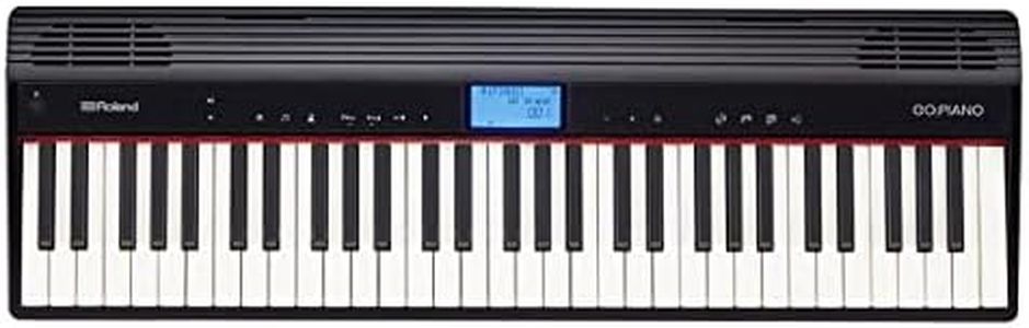 Roland GO:PIANO 61-key Digital Piano Keyboard with Integrated Bluetooth Speakers (GO-61P)