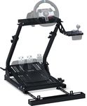 GT Omega Classic Wheel Stand for Logitech Steering Wheel G923, G29, G920 with V1 and V2 Shifter Mounts - T300, T500 TX & TH8A - PS4 Xbox Fanatec - Sim Racing Wheel Stand