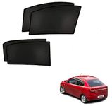 Kozdiko Custom Fit Car Sun Shades Fix Non Magnetic Curtains Mesh Compatible for Ford Figo Aspire