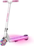 Gotrax Scout Electric Scooter for Kids Ages 4-7, Max 4.8Km Range and 9.6km/h Speed, 5" Flash Front Wheel and Unique Pedal Light, UL2272 Certified Aprroved Electric Kick Scooter for Boys Girls Pink