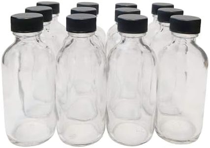 GSC International 409-3-GR: Clear Glass Bottle with Cap, 4oz, 22/400 Neck, Pack of 144