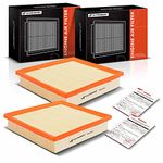 A-Premium 2-PC Engine Air Filter Compatible with Lexus ES350 & Toyota Avalon, Camry, Highlander, RAV4, 2018-2022, Flexible Panel, Replace# CA12377, 17801-F0060