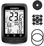 COOSPO Bike Computer GPS Wireless, ANT+ Cycling Computer GPS with Bluetooth, Multifunctional ANT+ Bicycle Computer GPS with 2.4 LCD Screen, Bike Speedometer with Auto Backlight IP67