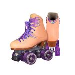Moxi Skates - Beach Bunny - Fashionable Womens Roller Skates | Peach Blanket | Size 7