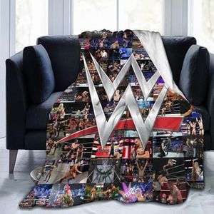 Fighting Photo Collage Throw Ultra Soft Fleece Blankets Queen Size Luxury Plush Cozy Flannel Lightweight Blanket for Bed,Sofa Suitable for All Seas 80"X60"