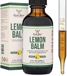 Double Wood Supplements Lemon Balm Tincture - Organic Lemon Balm Drops for Relaxation 590mg - 2FL OZ, 120 Servings (Better Absorbed Than Capsules, Great Addition to Lemon Balm Tea) for Relaxation