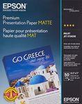 Epson Presentation Paper Matte (8.5x11 Inches, 50 Sheets) (S041257)