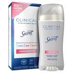 Secret Clinical Strength Deodorant and Antiperspirant for Women, Invisible Solid, Powder Protection, 2.6 oz