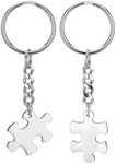 Jovivi 2pcs Stainless Steel Puzzle 