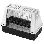 Ferplast Dog Carrier for Car Dog Transport Box ATLAR CAR MINI with Ventilation grids, Draining Pad included, 72 x 41 x h 51 cm.