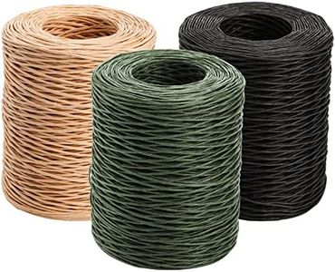 ZEAYEA 3 Rolls Floral Wire, 1968 Feet Bind Wire Twine, Florist Wires for Flower Bouquet, Craft Wires for Wreath Making Craft Floral Flower Arrangements Garland