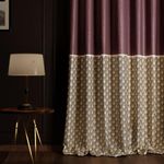 Stoa Paris Curtain for Home, Single pc Patterned Curtain for Door, Living Room, Bedroom, Kids Room, Home Decor, Grommet Curtain, Easy Installation - Royal Rouge