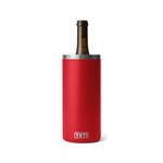 YETI Rambler Wine Chiller, Fits Most Wine Bottles, Rescue Red