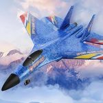 RIDDHU MART Remote Control Airplane Glider - 2.4GHz RC Plane with EPP Foam, Automatic Balance Gyro | Easy-to-Fly Fighter Aircraft for Kids & Adults