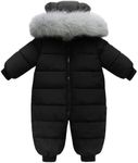 Baby Outfits Toddler Snow Suit 18-24 Months Winter Ski Puffer Jacket Hooded Coat