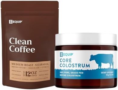 Equip Foods Clean Coffee & Grass Fed Core Colostrum Powder Unflavored