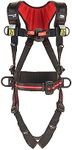 Miller H500 Arc Flash Safety Harness, Suitable for Rail/Telecom/Utilities, Lightweight, Thick Waist Belt, Dielectric Back & Side D-Rings, Protected Label Pouch, Size 3, FPXARCM-HLEU