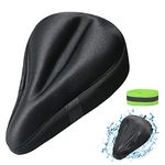 Bike Seat Cover Gel Padded Bike Seat Cushion Comfort Bicycle Seat Cushion Cover for Men Women with Peloton, Outdoor & Indoor