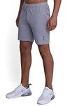 TCA Men's Aeron Gym Training Workout Sports Running Shorts with Pockets - Cool Grey, XXL