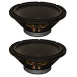 Goldwood Sound, Inc. Stage Subwoofer, Heavy Duty 8ohm 12" Woofers 450 Watts Each Replacement 2 Speaker Set (GW-12PC-8-2)