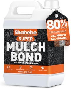 Mulch Glue for Landscaping, 1 Gallon Mulch Glue, Ready to Use Fast-Dry Non-Toxic, Strong Mulch Gravel Glue, Rock Glue, Mulch Glue for Garden, Mulch Glue Binder, Mulch Lock and Pea Gravel Stabilizer