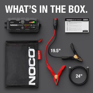 NOCO Boost GB20 500A Portable Jump Starter – Lithium Battery Pack