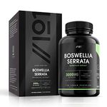 Boswellia Serrata Extract 3000mg – 65% Boswellic Acid (150mg per Capsule) - 90 Capsules (3 Months Supply) – Resealable and Recyclable Pouch – by Alpha01