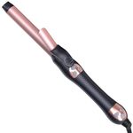 Automatic Rotating Curling Iron 1-inch: LANDOT Auto Hair Curler Long Barrel for All Hair Types - Easy-to-use Ceramic Curling Wand - Salon Quality Curls and Waves - Adjustable Temperature Dual Voltage