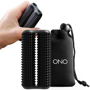 ONO Roller - Handheld Fidget Toy for Adults | Help Relieve Stress, Anxiety, Tension | Promotes Focus, Clarity | Compact, Portable Design (Acupressure, Full Size - Aluminum)