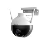 EZVIZ PTZ 360° CCTV Security WiFi Outdoor Camera, AI Human Detection, Auto-Tracking, 30M Color Night Vision, Home IP Camera Dome, 1080P FHD, Waterproof, Alexa Compatible, Cloud/SD Card Storage (C8C)