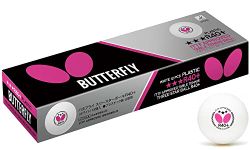 Butterfly R40+ Three-star Ball - Table Tennis Ball - Pack of 12